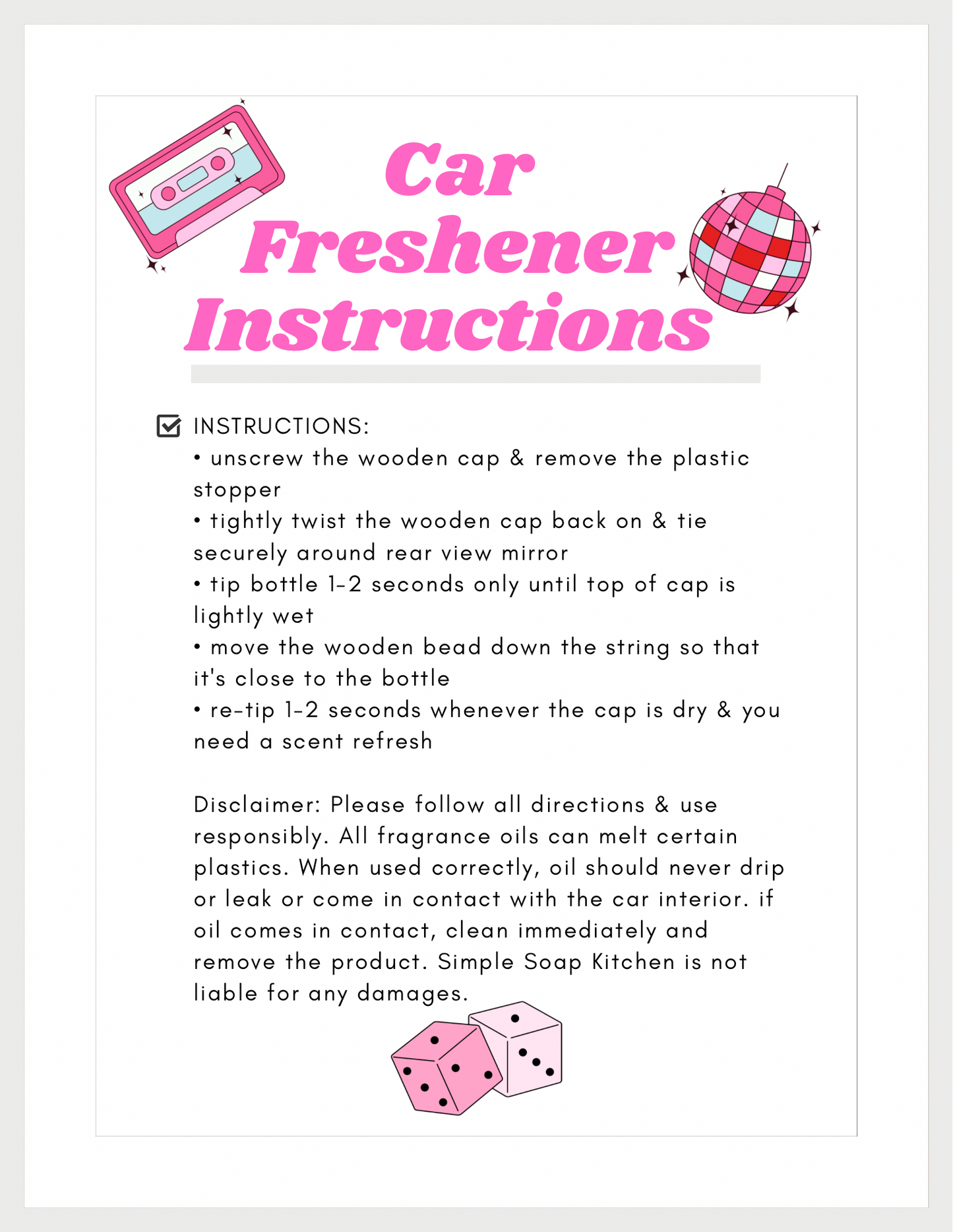 Car Air Freshener