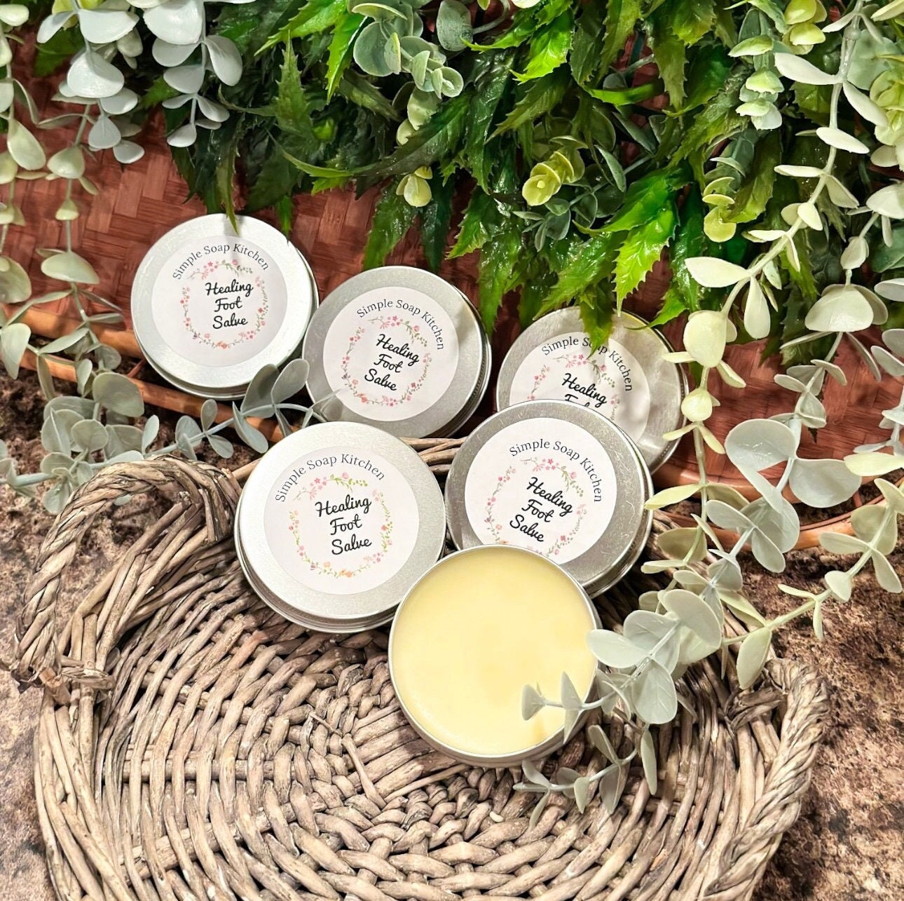 Foot Salve for dry cracked feet