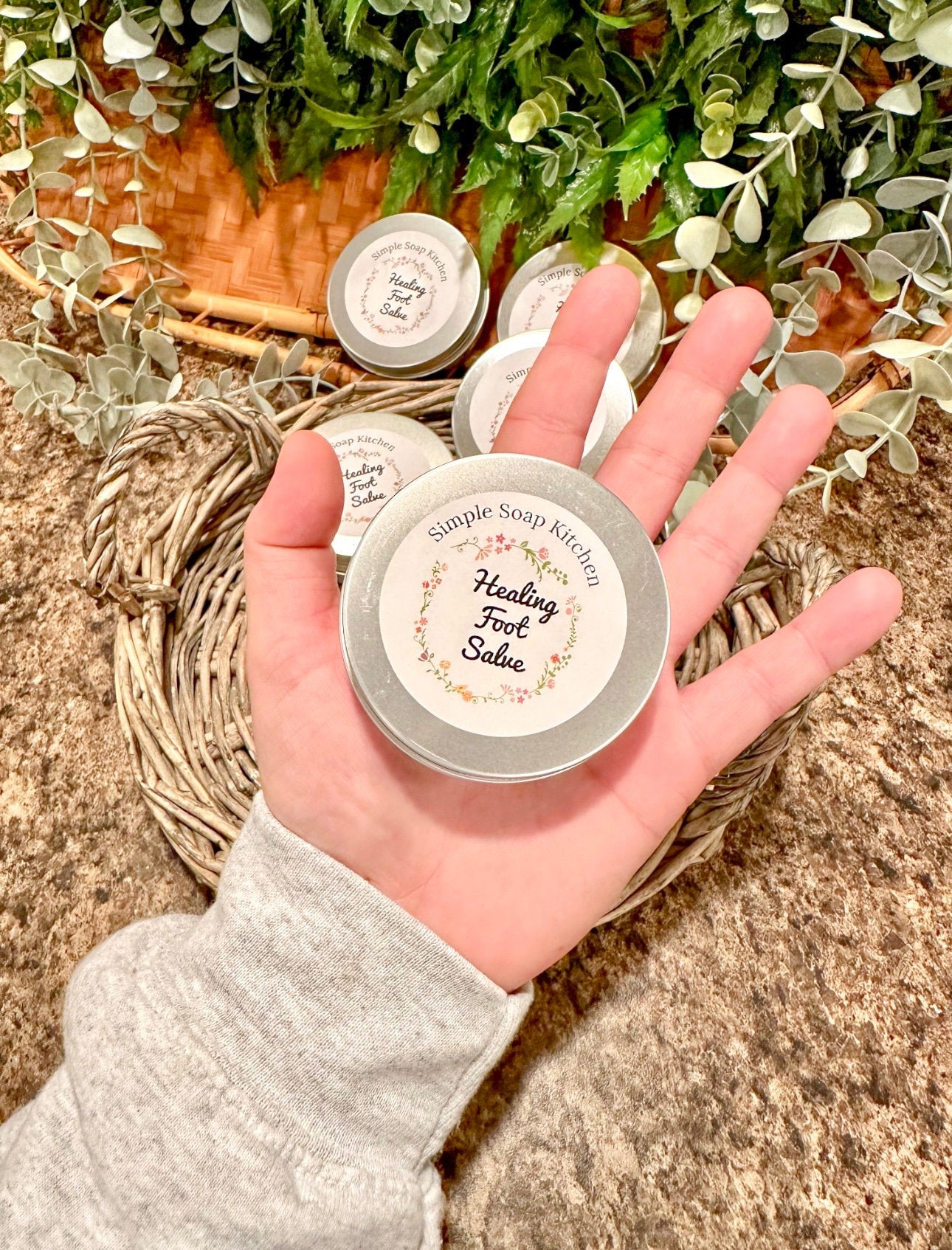 Foot Salve for dry cracked feet