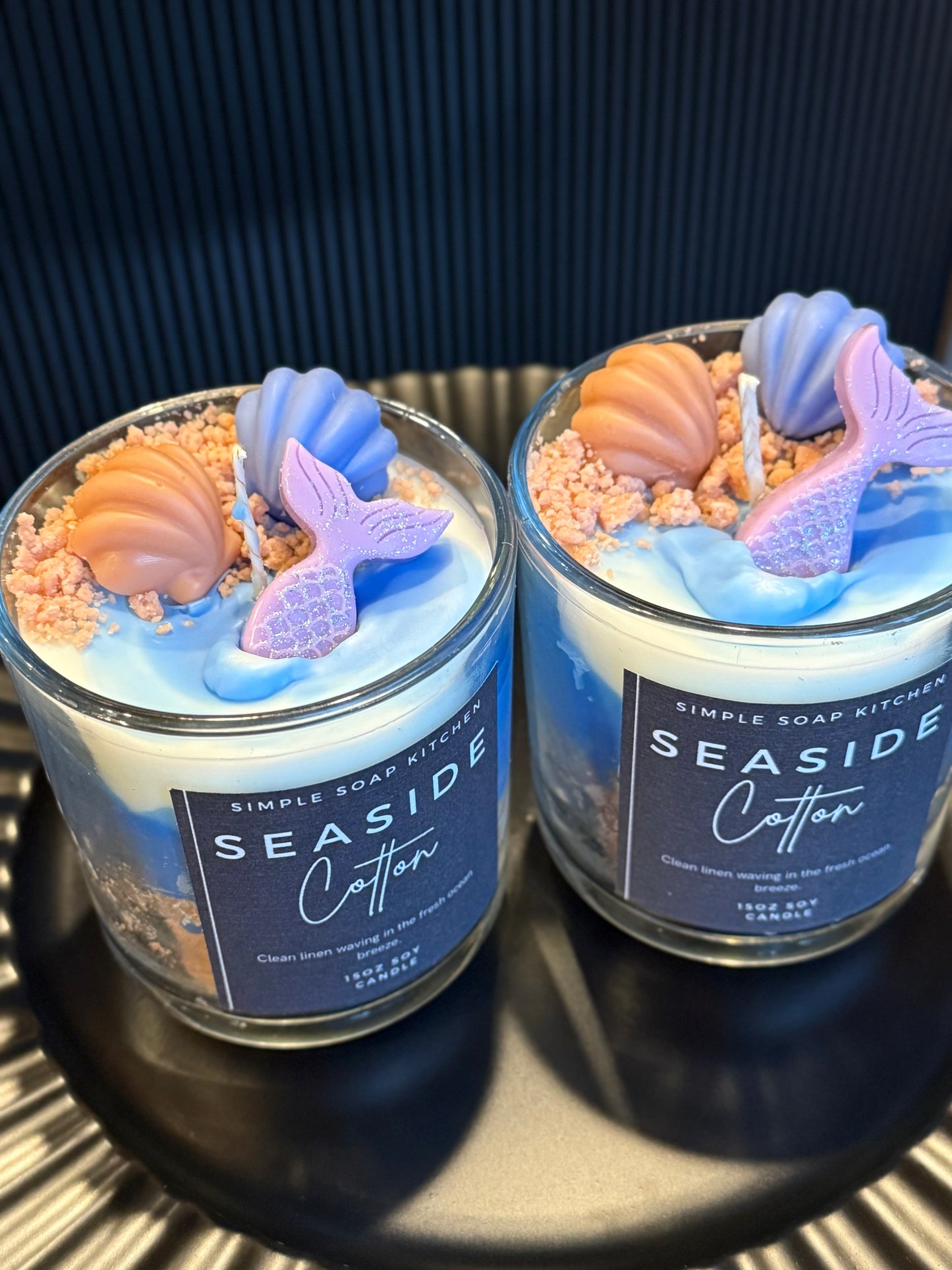 Seaside Cotton 15oz Candle 🐚