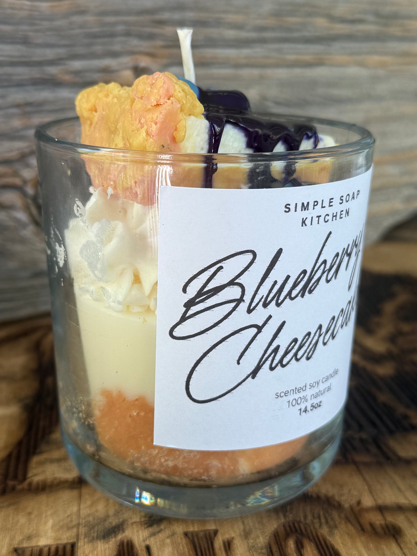Blueberry Cheesecake 15oz Candle.  🫐🕯️