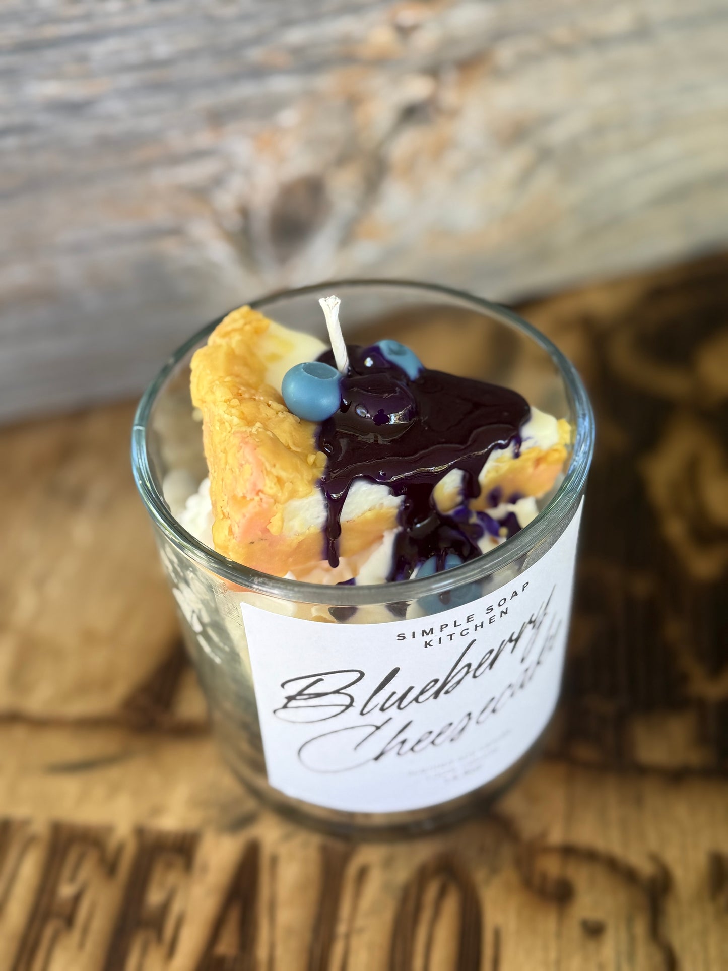 Blueberry Cheesecake 15oz Candle.  🫐🕯️