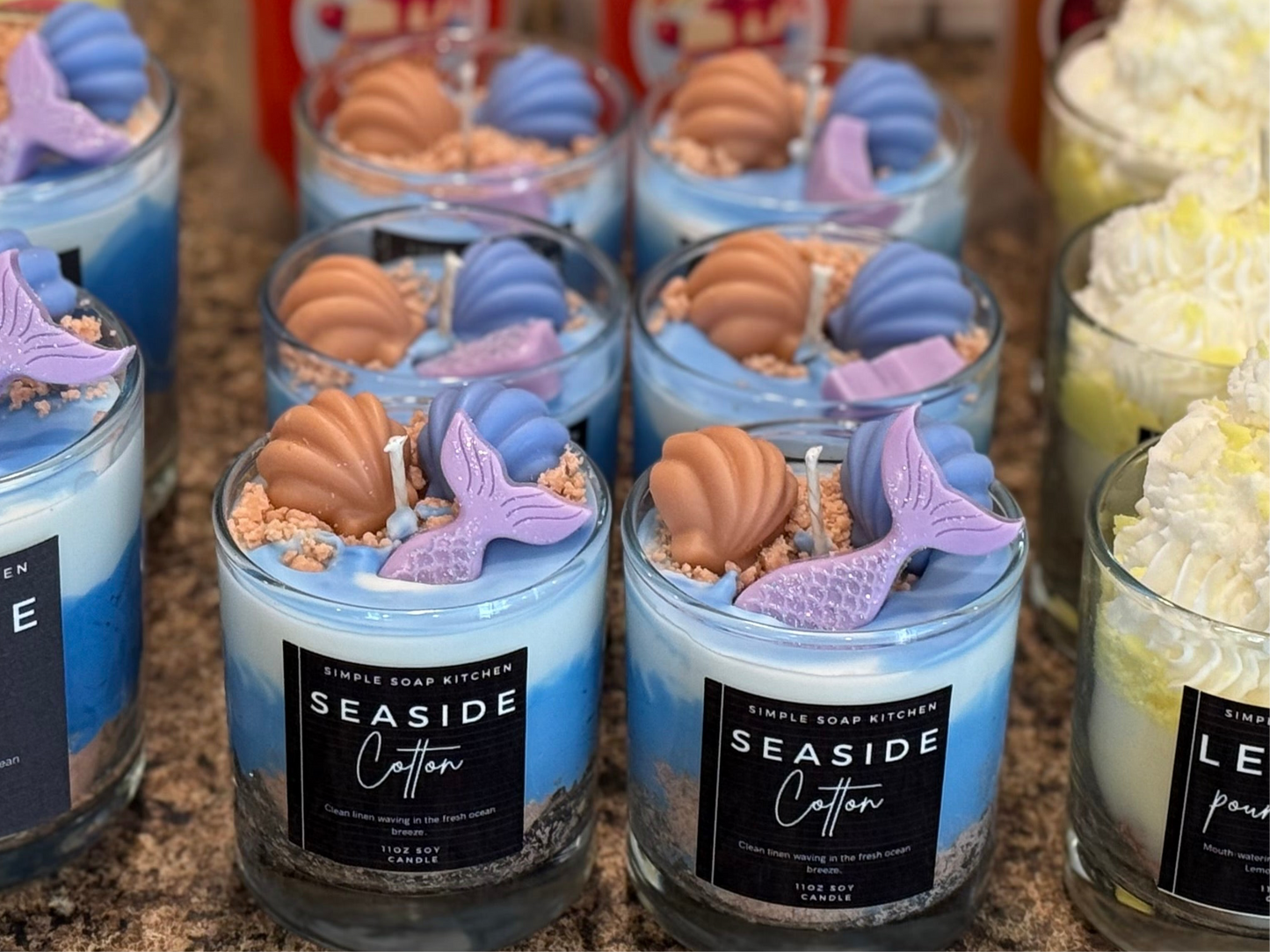 Seaside Cotton 11oz Candle 🐚
