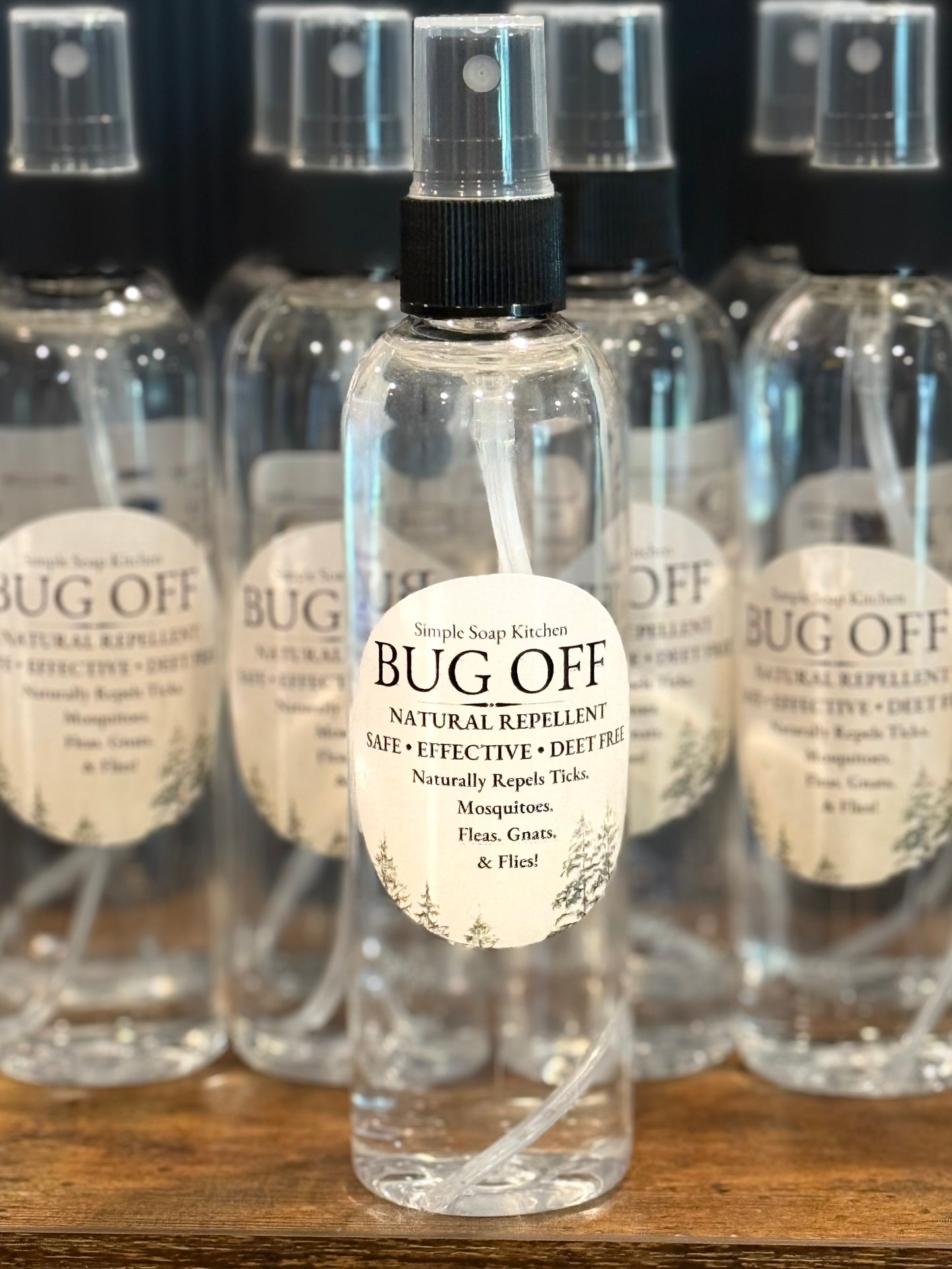 Safe All Natural Bug Off Repellent Spray. Citronella  Lemongrass Witch Hazel. Ticks & Mosquitoes