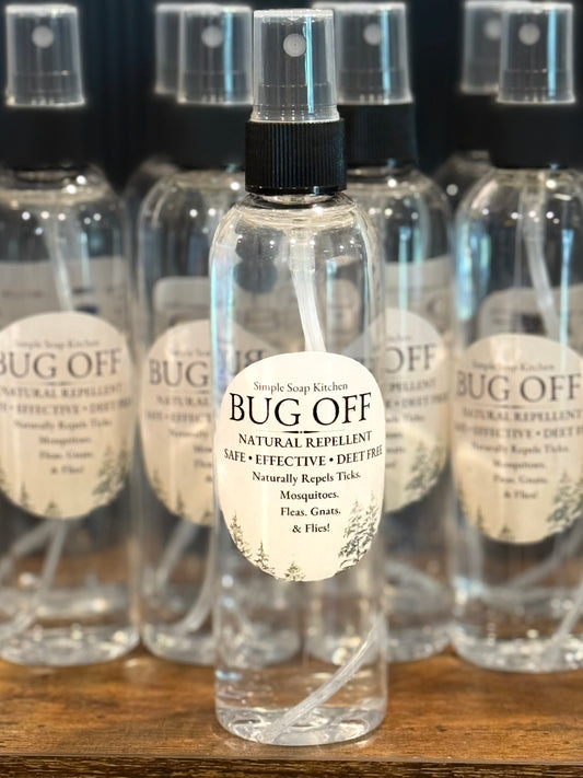 Safe All Natural Bug Off Repellent Spray. Citronella  Lemongrass Witch Hazel. Ticks & Mosquitoes