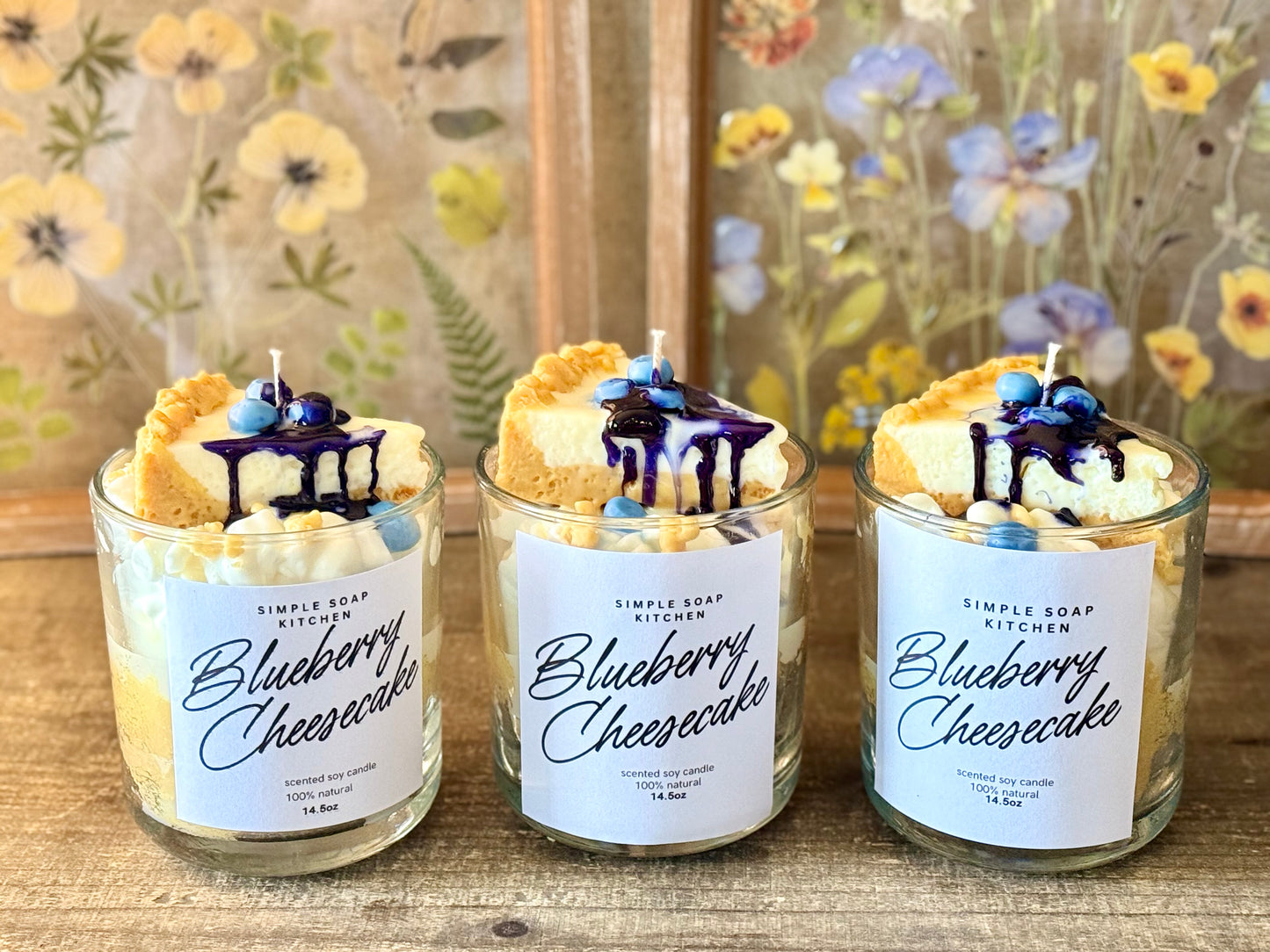 Blueberry Cheesecake 15oz Candle.  🫐🕯️