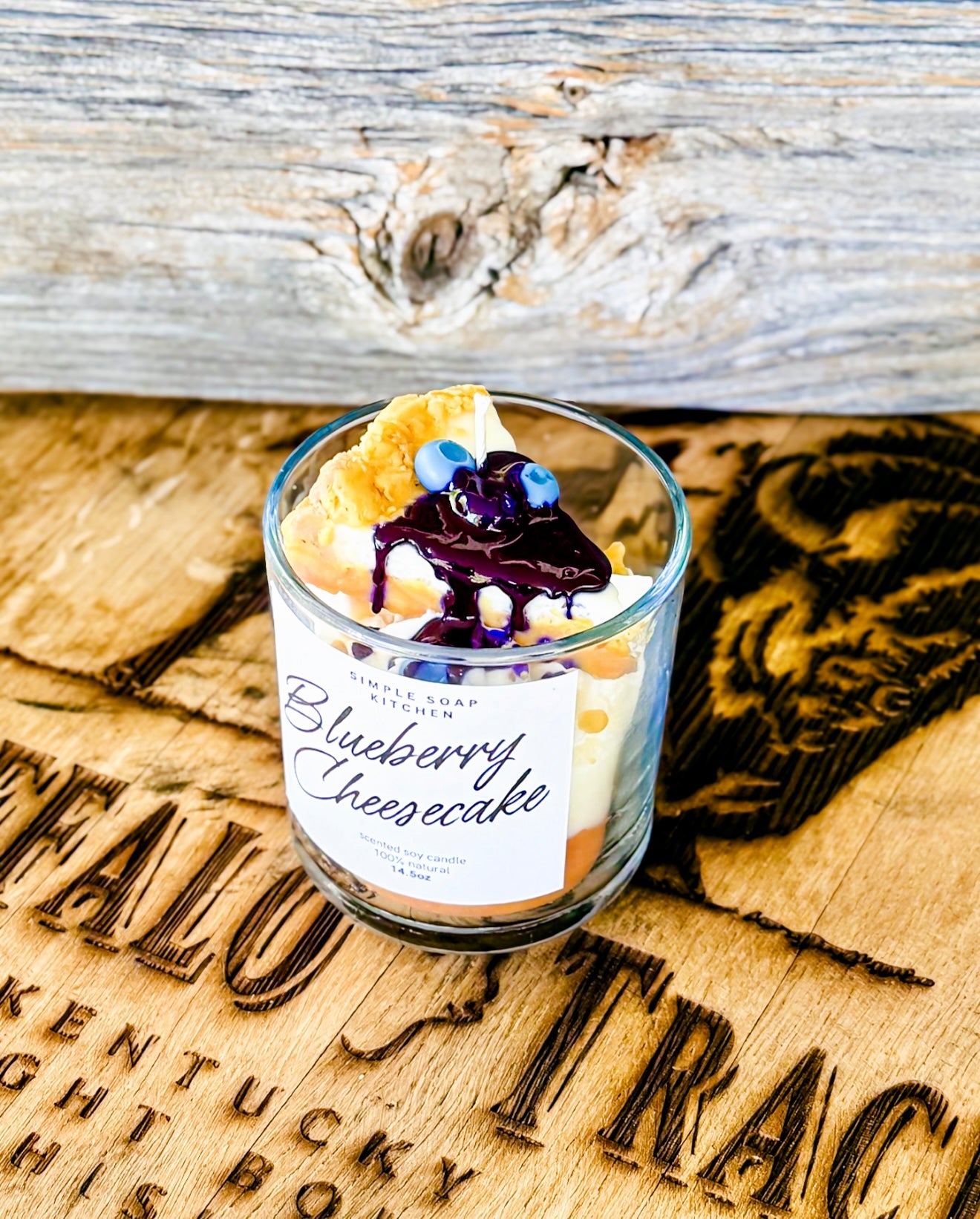 Blueberry Cheesecake 15oz Candle.  🫐🕯️